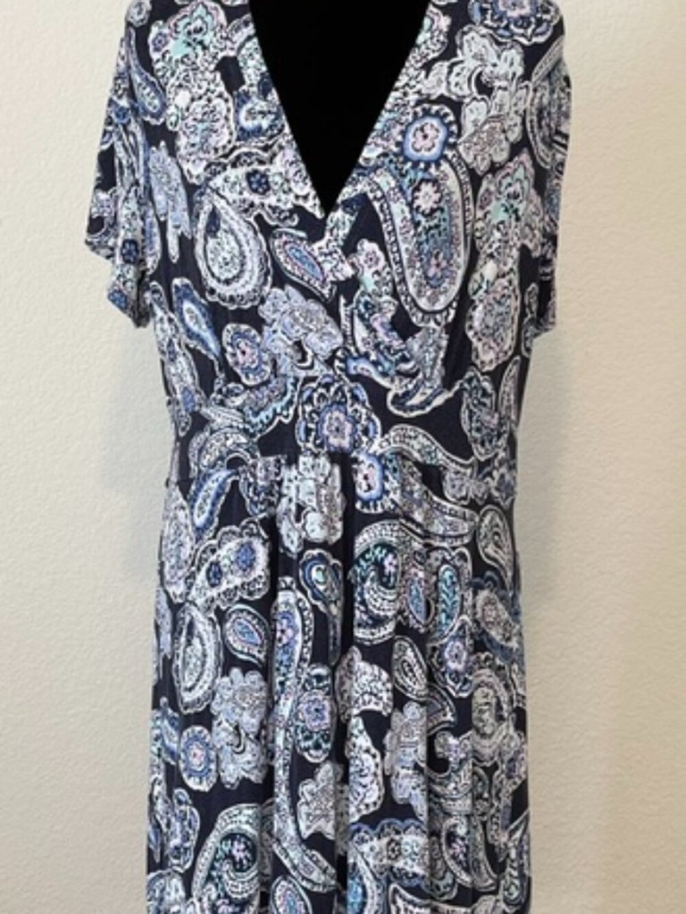 Women's Croft & Barrow Paisley Dress Size Large